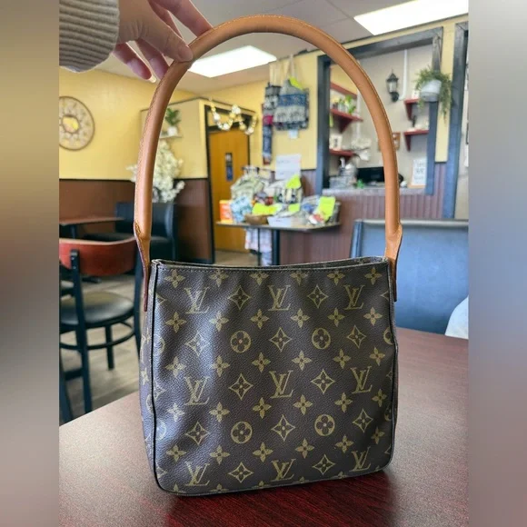 Louis Vuitton Monogram Canvas Shoulder Bag in Brown - Picture 16 of 16